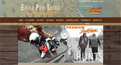 Desktop Screenshot of eaglepasslodge.com